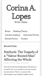 Mobile Screenshot of corinalopes.com