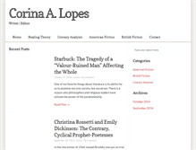 Tablet Screenshot of corinalopes.com